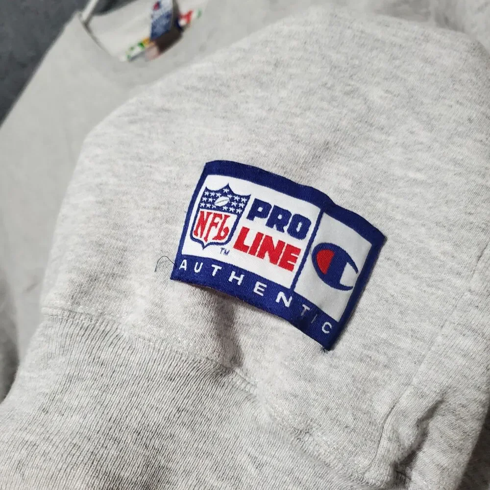 Vintage Dallas Cowboys Sweatshirt Pro Line NFL Champion Mens 4XL Gray 90s 1996